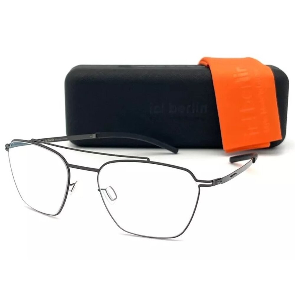 IC BERLIN LOTSO Gunmetal Black / Demo Lens 49mm Eyeglasses